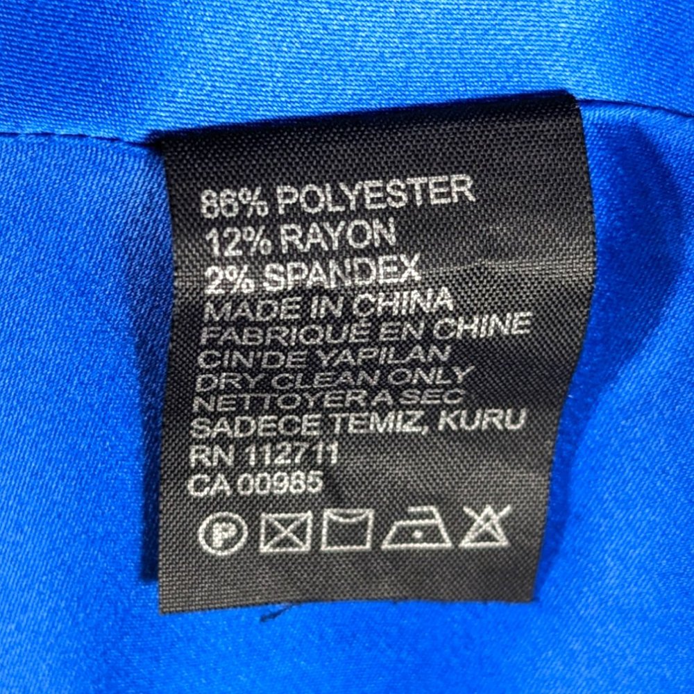 MBN Amelie Skater Dress in Royal Blue, Plus Size 2X - Picture 7 of 11